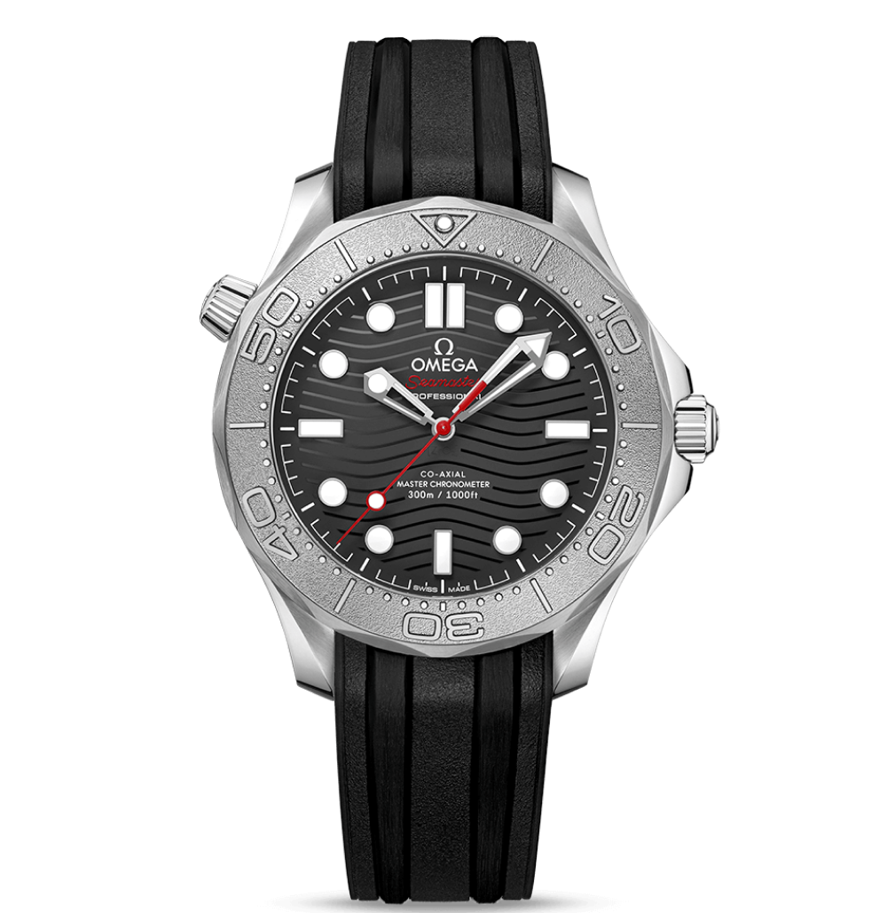 Omega Seamaster Diver 300M Co-Axial Steel Nekton Rubber