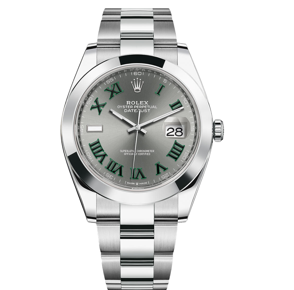 Rolex Datejust 41 Wimbledon acél óra