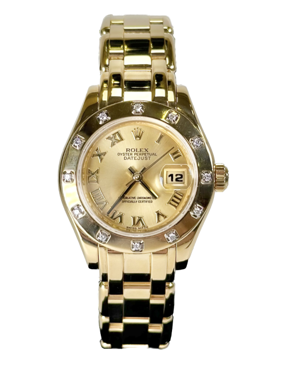 Rolex Lady-Datejust Pearlmaster Women's Watch - Full Set