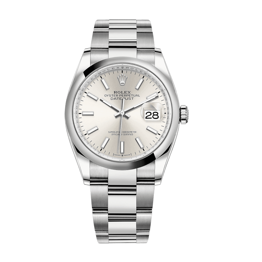 Rolex Datejust 36 Silver acél karóra - Teljes szett